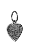 Heart Of Diamonds Charm silver
